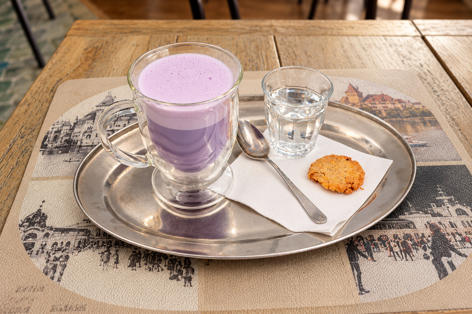 Ube latte